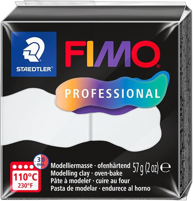 White Modelling Paper STAEDTLER Fimo Professional White Modelling Pulp 57g - Adealsweden