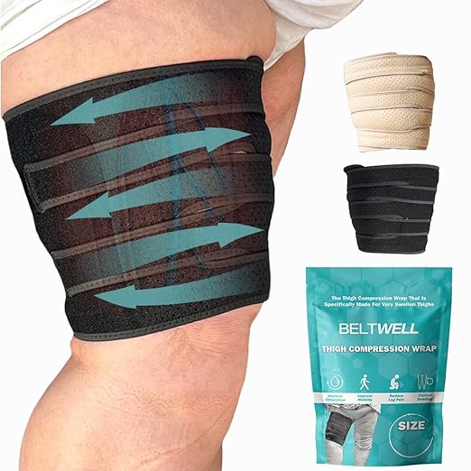 Adjustable Thigh Compression Band for Swollen Legs - Adealsweden